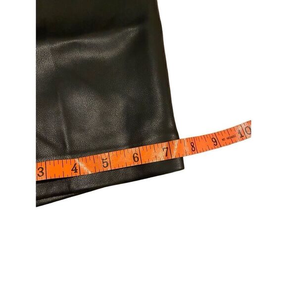 Nwt DKNY Pleather High Waisted Pants Gothic Motorcycle Punk Grunge - Picture 13 of 14
